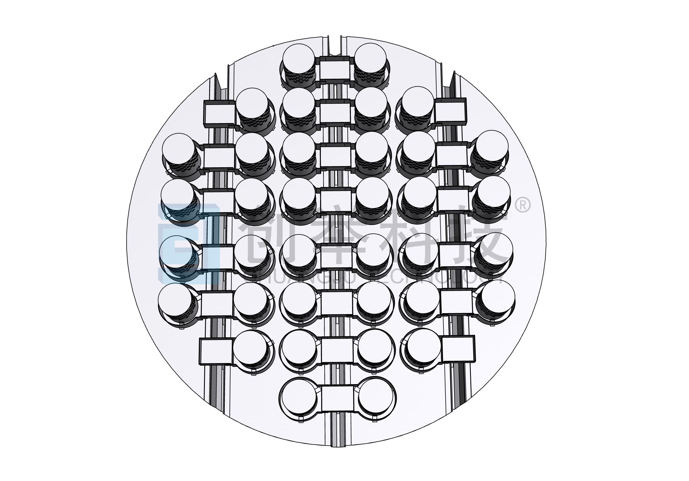 CJNP系列（逆流無(wú)返混系列噴射型塔板）